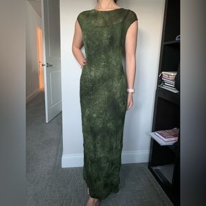 CONNECTED (EUC)✨GREEN MAXI DRESS